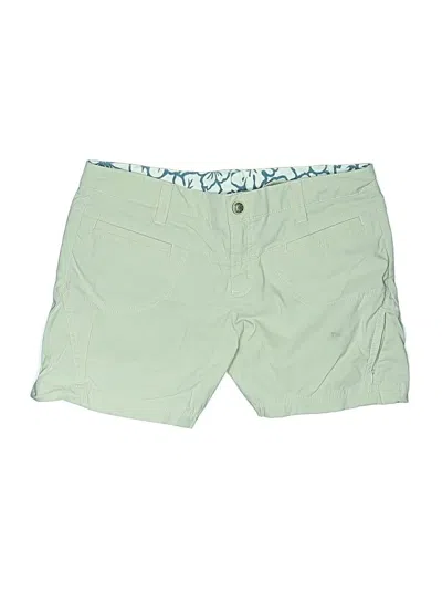 Pre-owned Athleta Khaki Shorts In Green