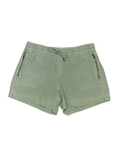 Pre-owned Athleta Khaki Shorts In Green