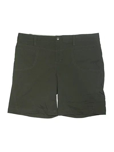 Pre-owned Athleta Khaki Shorts In Green