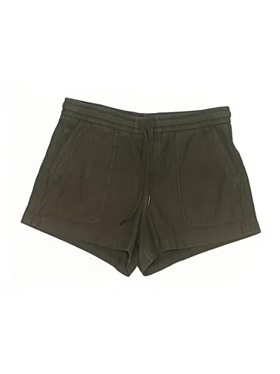 Pre-owned Athleta Khaki Shorts In Green