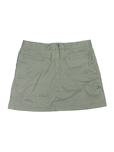 Pre-owned Athleta Khaki Shorts In Green