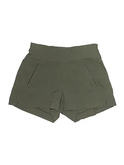 Pre-owned Athleta Khaki Shorts In Green