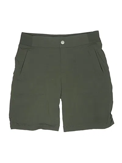 Pre-owned Athleta Khaki Shorts In Green