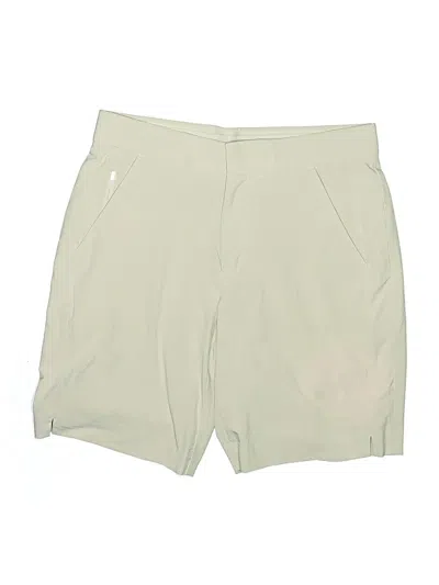 Pre-owned Athleta Khaki Shorts In Green