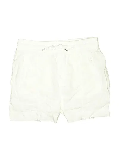 Pre-owned Athleta Khaki Shorts In Ivory