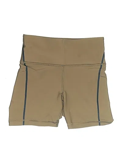 Pre-owned Athleta Khaki Shorts In Tan