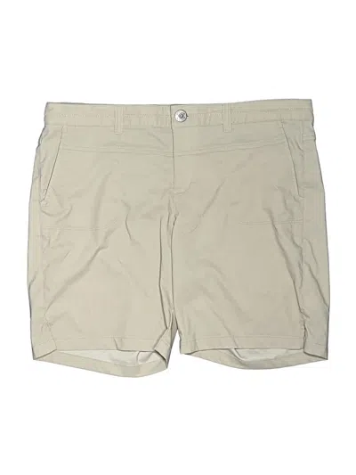 Pre-owned Athleta Khaki Shorts In Tan