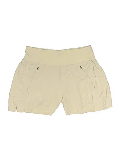 Pre-owned Athleta Khaki Shorts In White