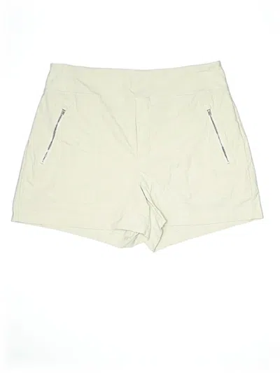 Pre-owned Athleta Khaki Shorts In White