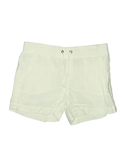 Pre-owned Athleta Khaki Shorts In White