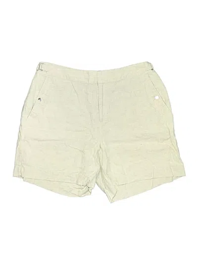 Pre-owned Athleta Khaki Shorts In White
