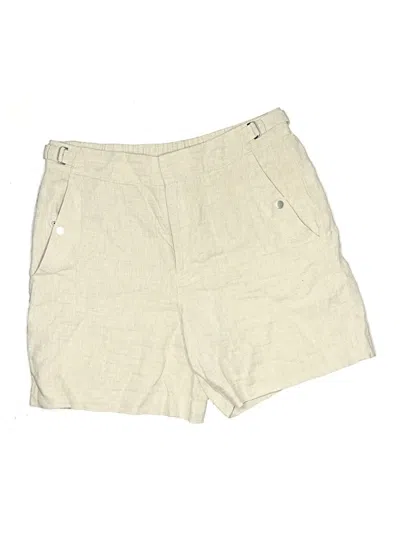 Pre-owned Athleta Khaki Shorts In White