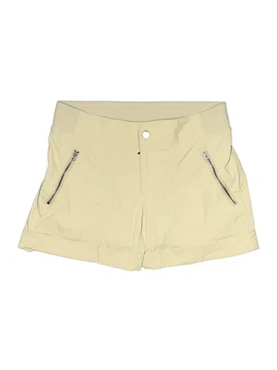 Pre-owned Athleta Khaki Shorts In Yellow