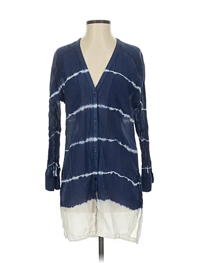 Pre-owned Athleta Kimono In Blue