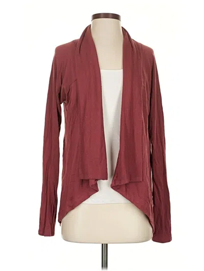 Pre-owned Athleta Kimono In Burgundy
