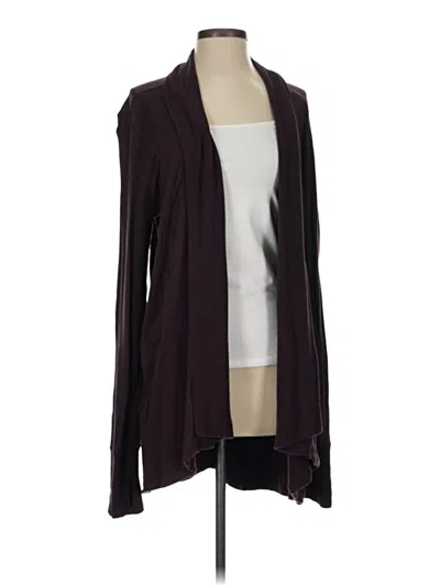 Pre-owned Athleta Kimono In Burgundy