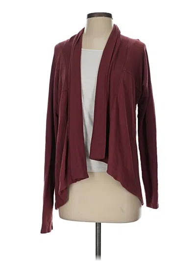 Pre-owned Athleta Kimono In Burgundy
