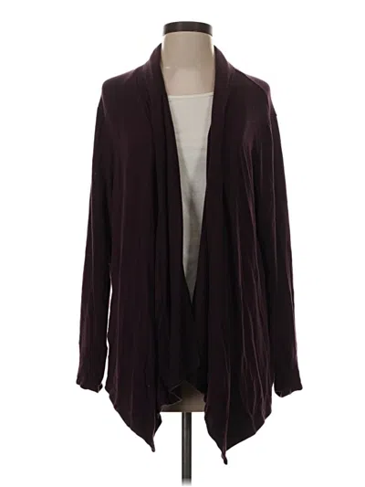 Pre-owned Athleta Kimono In Burgundy