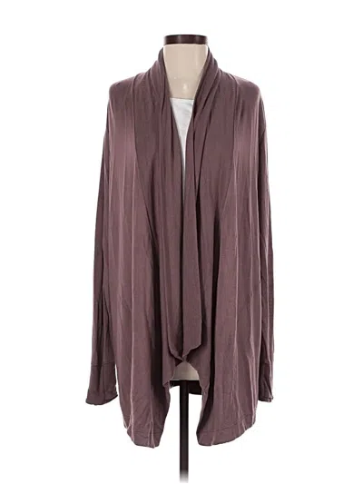Pre-owned Athleta Kimono In Burgundy
