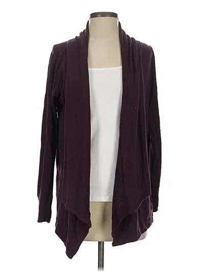 Pre-owned Athleta Kimono In Burgundy