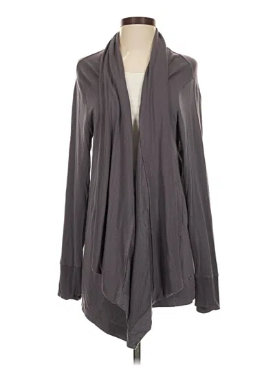 Pre-owned Athleta Kimono In Gray