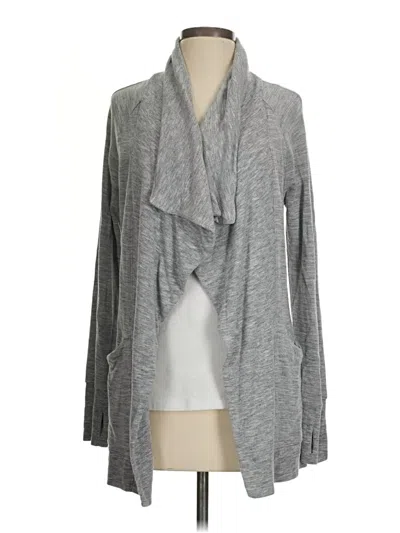 Pre-owned Athleta Kimono In Gray