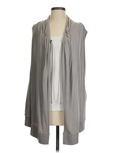 Pre-owned Athleta Kimono In Gray
