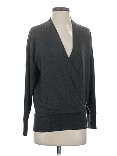 Pre-owned Athleta Kimono In Gray