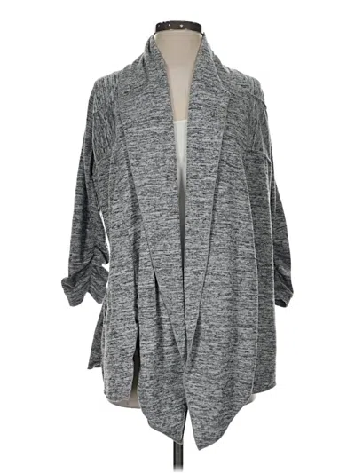 Pre-owned Athleta Kimono In Gray