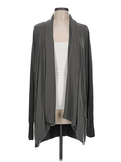 Pre-owned Athleta Kimono In Gray