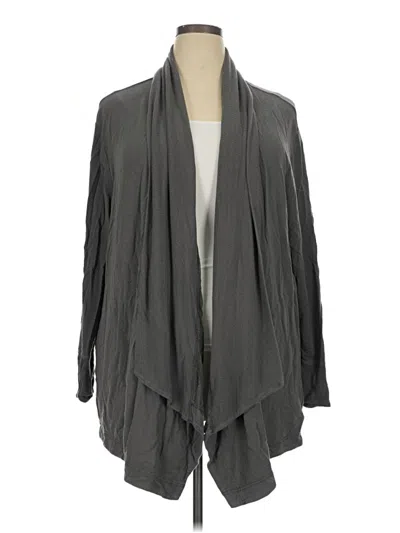 Pre-owned Athleta Kimono In Gray