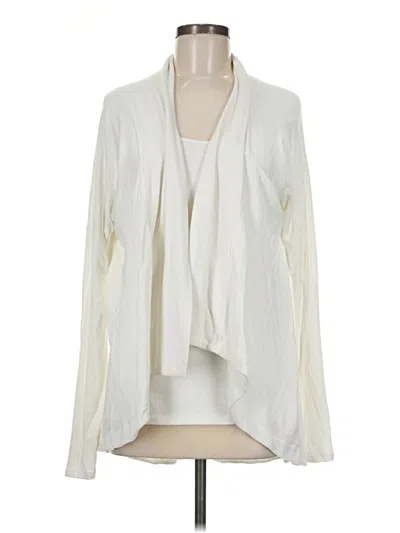 Pre-owned Athleta Kimono In Ivory