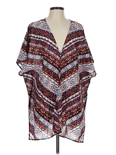 Pre-owned Athleta Kimono In Red