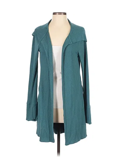 Pre-owned Athleta Kimono In Teal