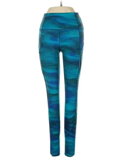 Pre-owned Athleta Leggings In Blue