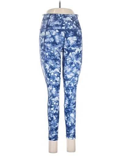 Pre-owned Athleta Leggings In Blue
