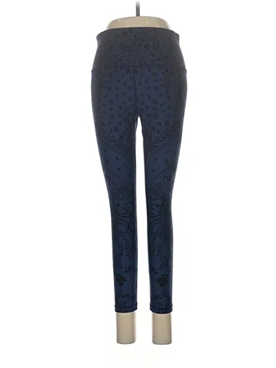 Pre-owned Athleta Leggings In Blue
