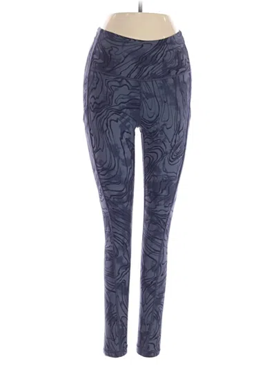 Pre-owned Athleta Leggings In Blue