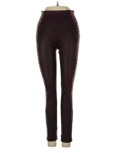 Pre-owned Athleta Leggings In Burgundy