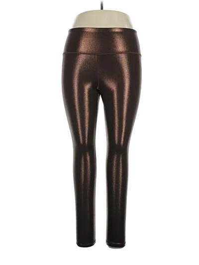 Pre-owned Athleta Leggings In Gold