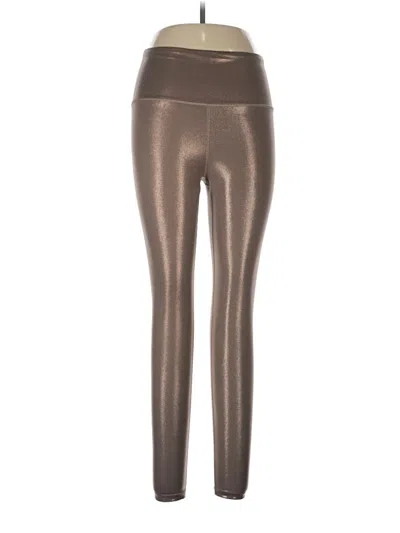 Pre-owned Athleta Leggings In Gold
