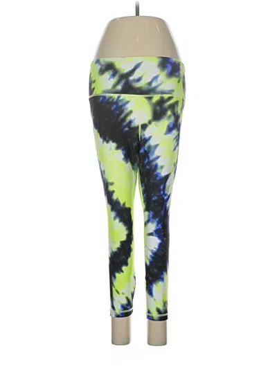 Pre-owned Athleta Leggings In Green