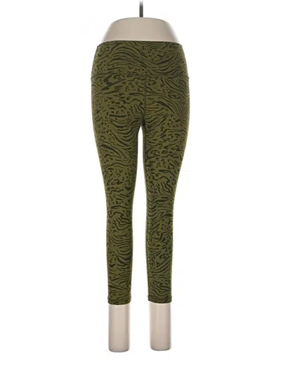Pre-owned Athleta Leggings In Green