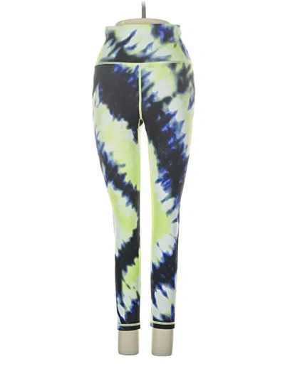 Pre-owned Athleta Leggings In Green