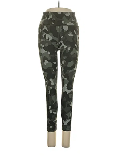 Pre-owned Athleta Leggings In Green