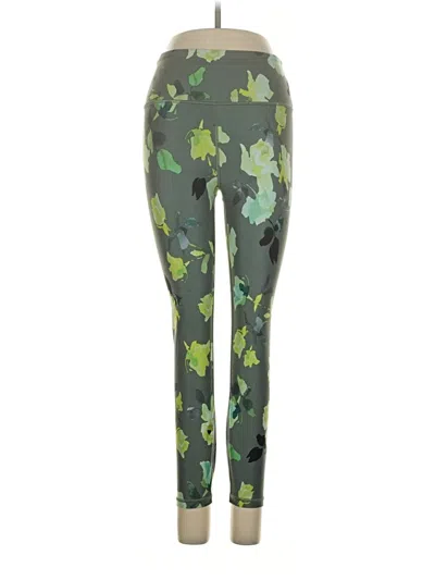 Pre-owned Athleta Leggings In Green