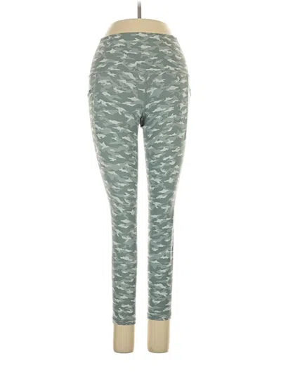 Pre-owned Athleta Leggings In Green