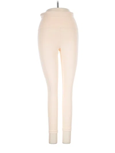 Pre-owned Athleta Leggings In Ivory