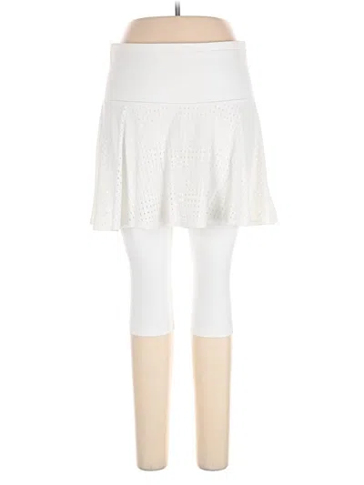 Pre-owned Athleta Leggings In Ivory