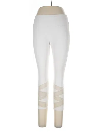 Pre-owned Athleta Leggings In Ivory
